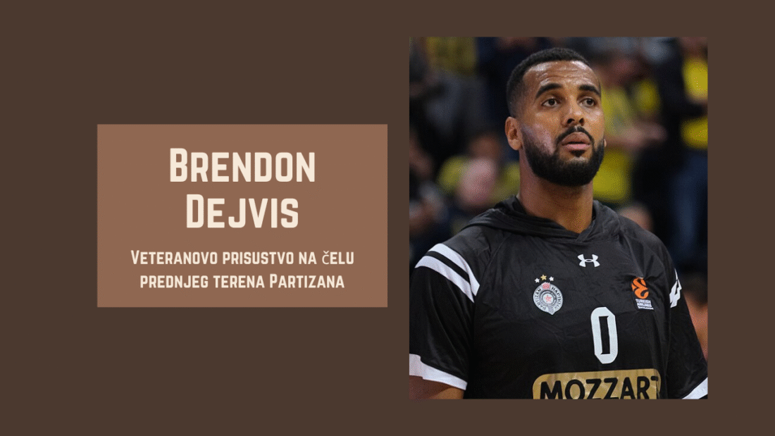 Brendon Dejvis – Veteranovo prisustvo na čelu prednjeg terena Partizana