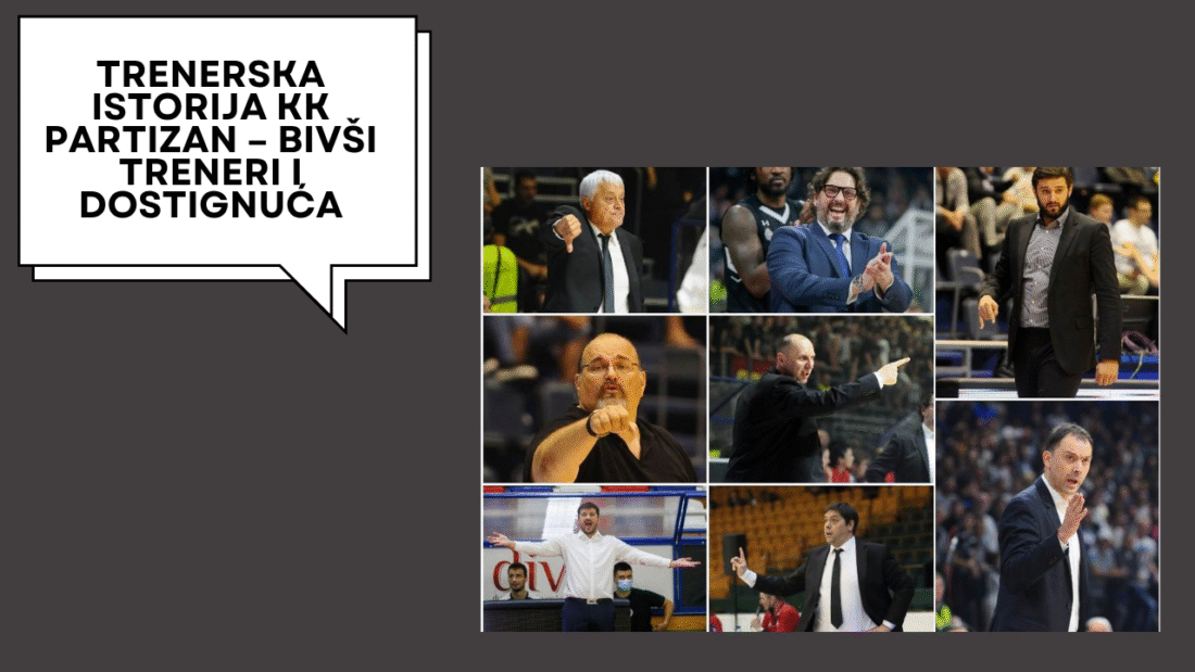 Trenerska istorija KK Partizan – bivši treneri i dostignuća