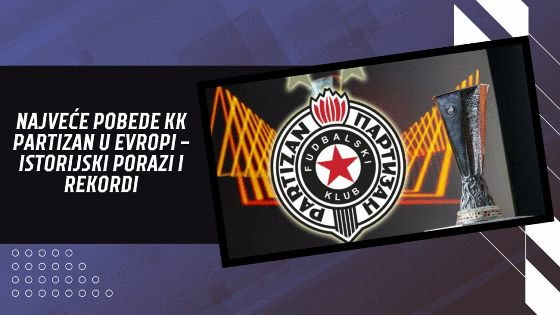 Najveće pobede KK Partizan u Evropi – istorijski porazi i rekordi